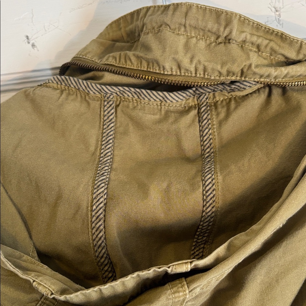 J Crew Olive Hooded Women's Jacket - Picture 5 of 5